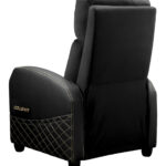 Sofa Gamer Cougar Ranger Elite Gold/Terciopelo Suave/135Kg/Reclinable/Bolsillo Lateral/Color Negro-Dorado/3Mraeglb.0001