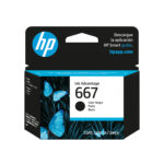 CARTUCHO DE TINTA HP INK ADVANTAGE 667 NEGRO,120 PAGINAS, 3YM79AL