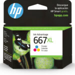 CARTUCHO TINTA HP 667XL TRICOLOR 330 PAGINAS, 3YM80AL