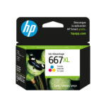 Cartucho Tinta HP 667Xl Tricolor 330 Paginas, 3Ym80Al
