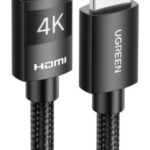 Cable HDMI 2.0 Ugreen 40101 2 M/Arc/Dolby Atmos/True HD/Tmds/HDR/3D Inversivo/18Gbps/3 Capas De Proteccion + 4 De Blindaje/Niquelado/Carcasa De Aluminio
