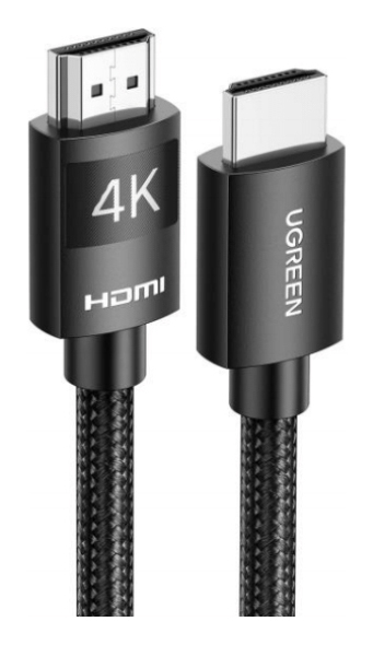 Cable HDMI 2.0 Ugreen 40101 2 M/Arc/Dolby Atmos/True HD/Tmds/HDR/3D Inversivo/18Gbps/3 Capas De Proteccion + 4 De Blindaje/Niquelado/Carcasa De Aluminio
