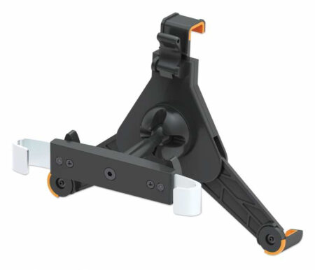 Soporte Para Tablet 8.9″ A 10.4″ Manhattan 406000 Para Cabecera De Auto/Gira 360°/Color Negro