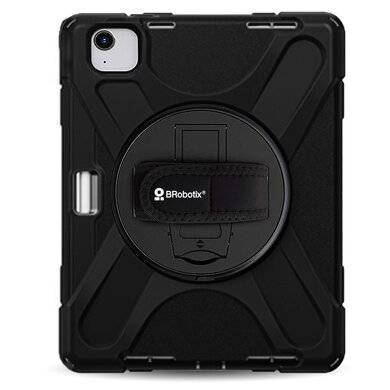 Funda Protector C/Correa – Uso Rudo, Giro 360°, Para Ipad Air 11 Pulgadas (M3) 2025, C/Mica, 406023, Brobotix
