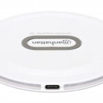 Cargador Inalambrico Manhattan 406024 15W/Redondo/Color Blanco