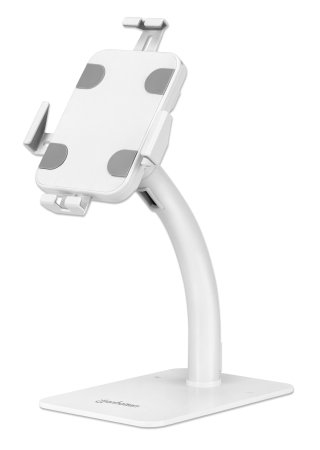 Soporte Tableta Escritorio 7.9 A 11 Antirrobo Rotacion Blanco