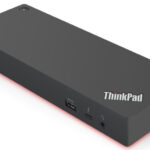 Lenovo 40AN0135US base para laptop o replicador de puertos Alámbrico Thunderbolt 3 Negro, Rojo