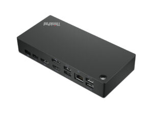 DOCKING STATION LENOVO 40AY0090US, USB-C/3XUSB 3.1/2XUSB 2.0/HDMI/1XRJ-45/2XDISPLAYPORT/COLOR NEGRO