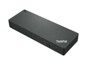 DOCKING STATION LENOVO THINKPAD THUNDERBOLT 4, 1XUSB-C 3.2, 4XUSB 3.1, 1XHDMI, 2XDISPLAYPORT, 1XRJ-45, COLOR NEGRO/ROJO, 40B00300US