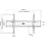 Soporte Para Tv Manhattan 423830, 75Kg. De 32 A 85