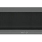 Descansa Muñecas Manhattan 425520 De 44.5X10Cm/Grosor 15Mm/Antiderrapante/Color Negro