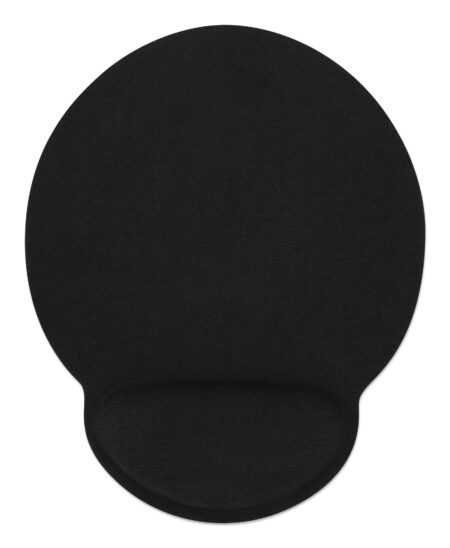 434362 Mouse Pad Con Descansa Muñecas,El Material De Gel Promueve La Posición Adecuada De La Mano Y La Muñeca, Color Negro