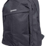 Mochila Para Laptop 15.6" Manhattan 439831 Knappack De Pvc/Poliester/Color Negro