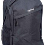 Mochila Para Laptop 15.6" Manhattan 439831 Knappack De Pvc/Poliester/Color Negro