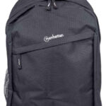 Mochila Para Laptop 15.6" Manhattan 439831 Knappack De Pvc/Poliester/Color Negro