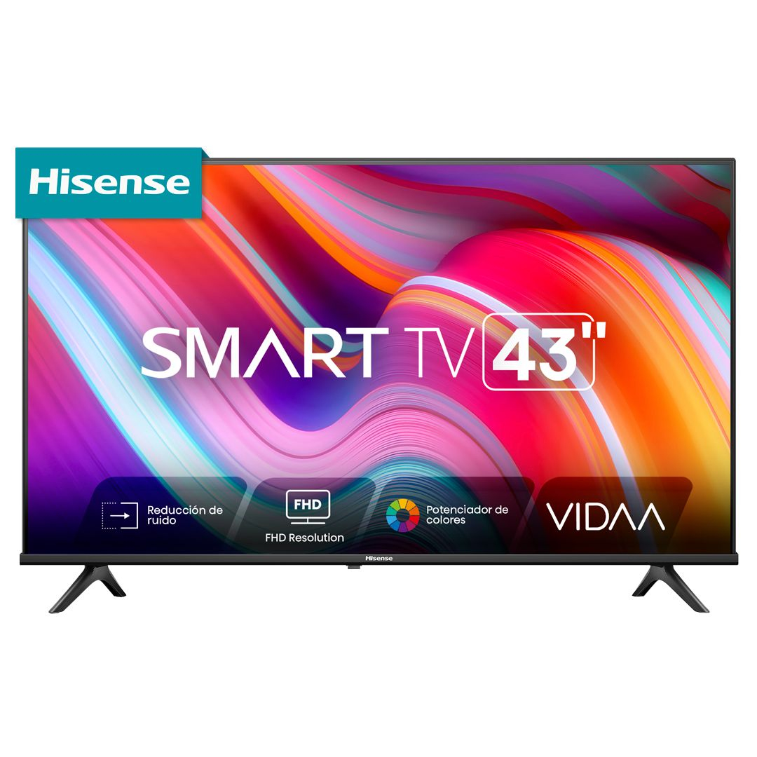 Pantalla 43 Pulgadas Hisense Smart Tv Fhd Vidaa Caja Makltratada