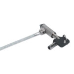 440295 Candado De Seguridad Wedge N17 Para Portátiles, Cable De Acero, Forro De Pvc Transparente, Incluye Dos Llaves, 2 M
