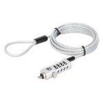 CANDADO SEGURIDAD P/LAPTOP MANHATTAN 440301 CON COMBINACION/3 EN 1/1.8M