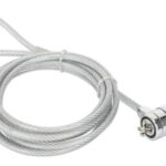 Candado De Combinacion P/Laptop Manhattan 440448 De 2M/Color Plata