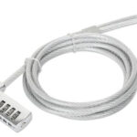 CANDADO DE COMBINACION P/LAPTOP MANHATTAN 440448 DE 2M/COLOR PLATA