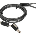 Candado De Llave P/Laptop Manhattan 440509 De 1.5M/Color Negro