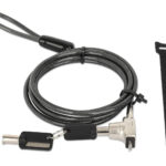 Candado De Llave P/Laptop Manhattan 440509 De 1.5M/Color Negro