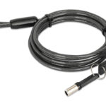 Candado De Llave P/Laptop Manhattan 440509 De 1.5M/Color Negro