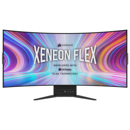 Monitor Corsair Xeneon Flex Modelo 45Wqhd240 45-Inch Panel OLED (3440 X1440) – 240Hz Refresh Rate, Bendable Gaming Monitor