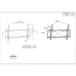 461481 Soporte Para Tv, De Pared, Con Inclinación, Pantallas Planas De 37 Pulgadas A 80 Pulgadas De Máximo 80 Kg.