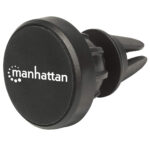 SOPORTE MAGNETICO PARA TELEFONO CELULAR MANHATTAN 461504 PARA VENTILA DE AUTO CLIP-ON AJUSTABLE/COLOR NEGRO
