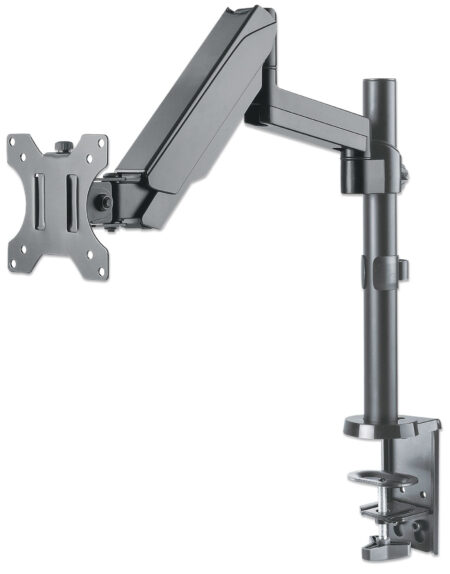 Soporte Universal Para Monitor 17″ A 32″ Manhattan 461580/Escritorio/Piston Brazo Articulado/Hasta 8 Kg