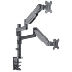 Soporte De Escritorio Para 2 Monitores 17"-32"" Manhattan 461597 Hasta 8Kg