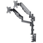 Soporte De Escritorio Para 2 Monitores 17"-32"" Manhattan 461597 Hasta 8Kg