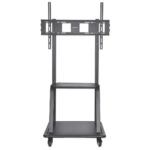 Soporte Tipo Carro Para Tv De 37-100" Manhattan 461665 Hasta 150Kg, Color Negro