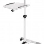 SOPORTE TIPO CARRO PARA PROYECTOR MANHATTAN 461726  DOS BANDEJAS PARA DISPOSITIVOS DE HASTA 10KG/COLOR BLANCO