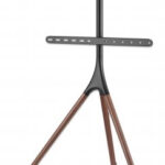 Soporte Tripode Para Tv 45"-65" Manhattan 461795 Altura Ajustable/32 Kg/Color Negro