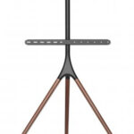 Soporte Tripode Para Tv 45"-65" Manhattan 461795 Altura Ajustable/32 Kg/Color Negro