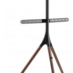 Soporte Tripode Para Tv 45"-65" Manhattan 461795 Altura Ajustable/32 Kg/Color Negro