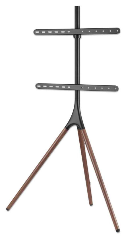 Soporte Tripode Para Tv 45″-65″ Manhattan 461795 Altura Ajustable/32 Kg/Color Negro
