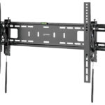 Soporte De Pared Para Pantalla 43"-90" Manhattan 461863 Fijo Con Extension Frontal/Hasta 75Kg/Color Negro