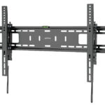 Soporte De Pared Para Pantalla 43"-90" Manhattan 461863 Fijo Con Extension Frontal/Hasta 75Kg/Color Negro