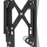 Soporte De Pared Para Pantalla 43"-90" Manhattan 461863 Fijo Con Extension Frontal/Hasta 75Kg/Color Negro