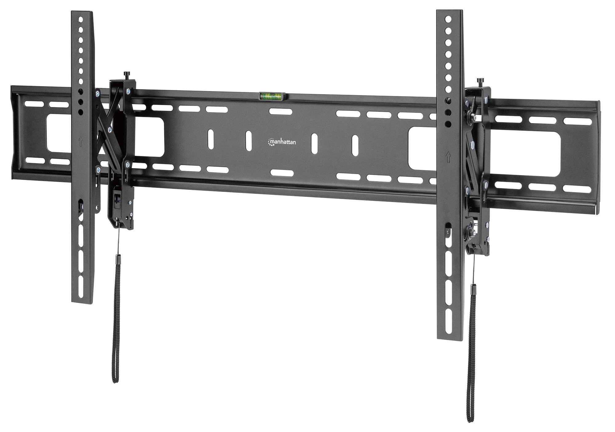 Soporte De Pared Para Pantalla 43"-90" Manhattan 461863 Fijo Con Extension Frontal/hasta 75kg/color Negro