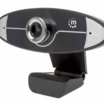 WEBCAM MANHATTAN 1MP ALTA DEFINICION HD/30 FPS/USB/MICFOFONO INTEGRADO/NEGRO, 462013