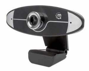 WEBCAM MANHATTAN 1MP ALTA DEFINICION HD/30 FPS/USB/MICFOFONO INTEGRADO/NEGRO, 462013