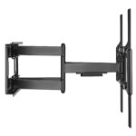 Soporte De Pared Para Pantalla 60"-120" Manhattan 462358 Doble Brazo Articulado/Hasta 120Kg/Color Negro