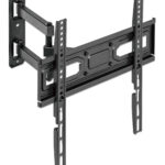 Soporte Para Pantalla 32"-55" Manhattan 462419 Con Brazo Articulado/35 Kg/Color Negro