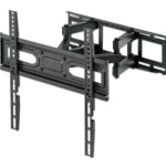 Soporte De Pared Para Tv 32"-70" Manhattan 462433 Con Doble Brazo Articulado/Ajuste De Nivel/40Kg/Color Negro