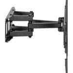 Soporte De Pared Para Tv 32"-70" Manhattan 462433 Con Doble Brazo Articulado/Ajuste De Nivel/40Kg/Color Negro