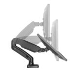 Soporte De Escritorio Para Monitor 13" - 32" Manhattan 462495 Soporta 9Kg/Articulado/Color Negro